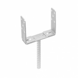 patka sloupku do betonu PSRU 60-200 stavitelná, galvanický zinek