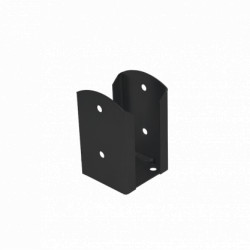 patka sloupku PSPW 90C, černá