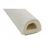těsnění gumové samolepící D 9x6mm, 100m bílá