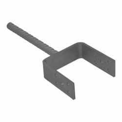 patka sloupku do betonu PSL100U galvanický zinek