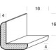 lišta rohová L2020C smrk cink, 2,5m