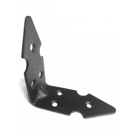 úhelník SDKWM1, 60x60x27x2 mm černý