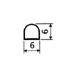těsnění silikonové SILLEN A1 bílá 6x6mm, 25m