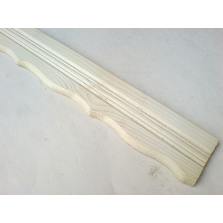 lišta garnyžová 11x 90mm smrk B