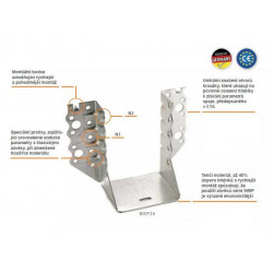 botka trámová s prolisem WBP26, 80x120x1,5mm