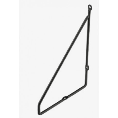 konzola dekorativní WOL5, 165x210x6mm černá