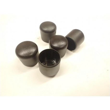 zátka na trubku kruhová 20 mm vnější, černá