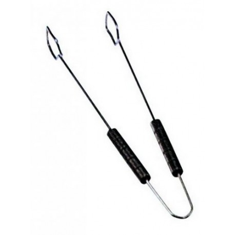 kleště grilovací 385 x 3 mm s plastovou rukojetí