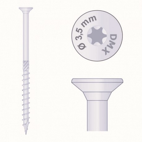 vrut tesařský CS zápustná hlava