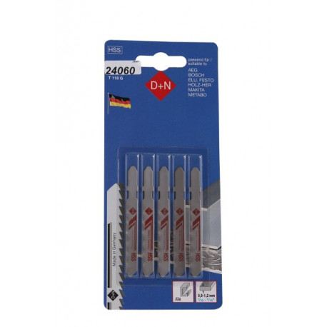 pila přímočará do kovu  50/1mm HSS 5ks úchyt Bosch