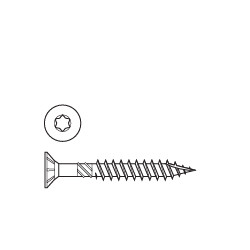 vrut zápustný 4,0x30 TORX 20 částečný závit