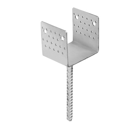 patka sloupku do betonu PSS 120 široká, galvanický zinek