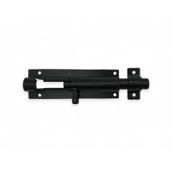 zástrč s kulatým jezdcem 150x49mm, černá uzamykatelná