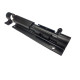 zástrč s kulatým jezdcem 150x49mm, černá uzamykatelná
