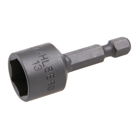 BIT 6hran 13mm, adaptér 1/4"