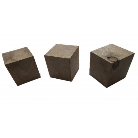 kostka 30x30 mm buk B