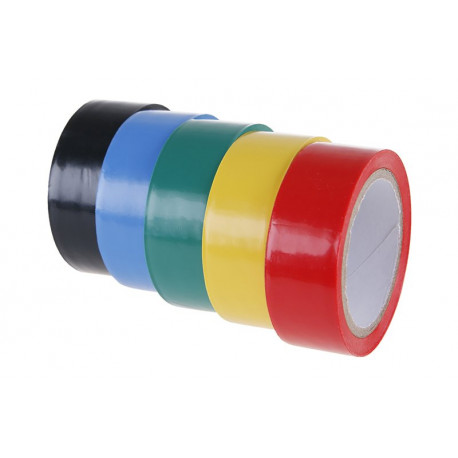 páska elektroizolační 19mm/5m MIX 5 ks