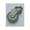 kolečko otočné s otvorem pro šroub M10, 50x16mm šedé