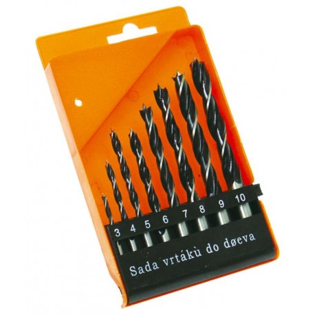 vrtáky do dřeva 5ks (plastový obal)