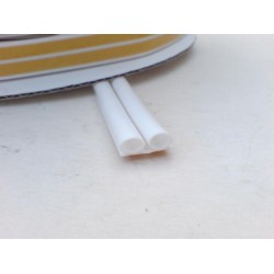 těsnění silikonové ELLEN OMEGA 7mm bílá, samolepící, návin 25m