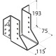botka trámová WB34, 115x193mm