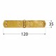 závěs francouzský ZF120, 120x35x2,5mm