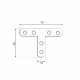spojka typu "T" FKT 70/50, 70x50x13mm