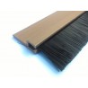 těsnící kartáček samolepící  92,5cm hnědá STRIBO plast