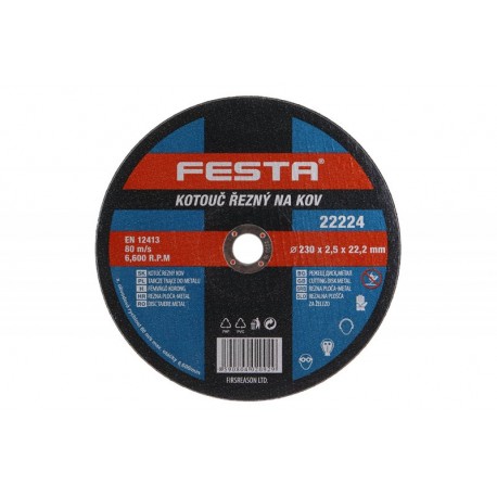 kotouč na kov řezný 230/2,5mm FESTA