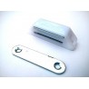 magnet nábytkový bílý 16x61mm MC02A