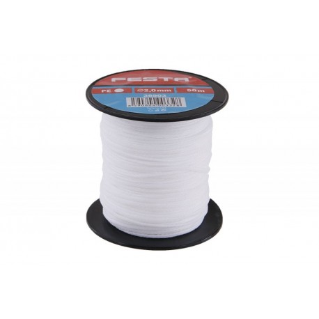 provázek stavební pletený 50m/2mm bílý FESTA