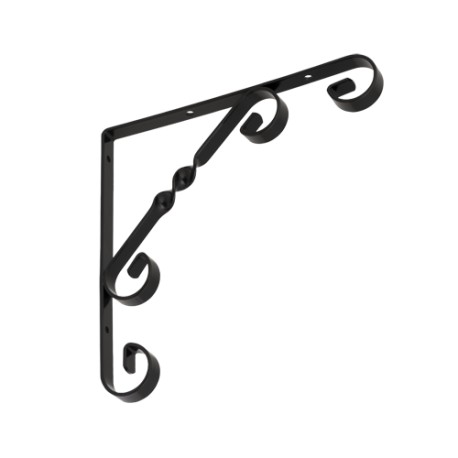 konzola ozdobná WO200C, 200x200mm černá