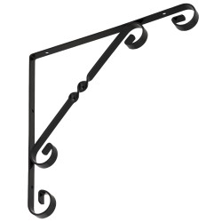 konzola ozdobná WO250C, 250x250mm černá matná