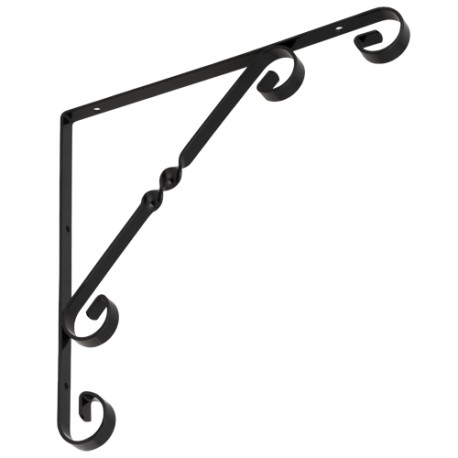 konzola ozdobná WO250C, 250x250mm černá