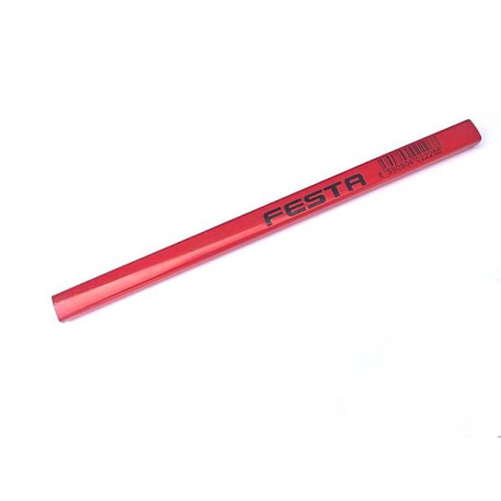 tužka tesařská 180mm, červený lak FESTA