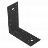 úhelník s prolisem KP5C, 140x140x65x2,5mm, černý